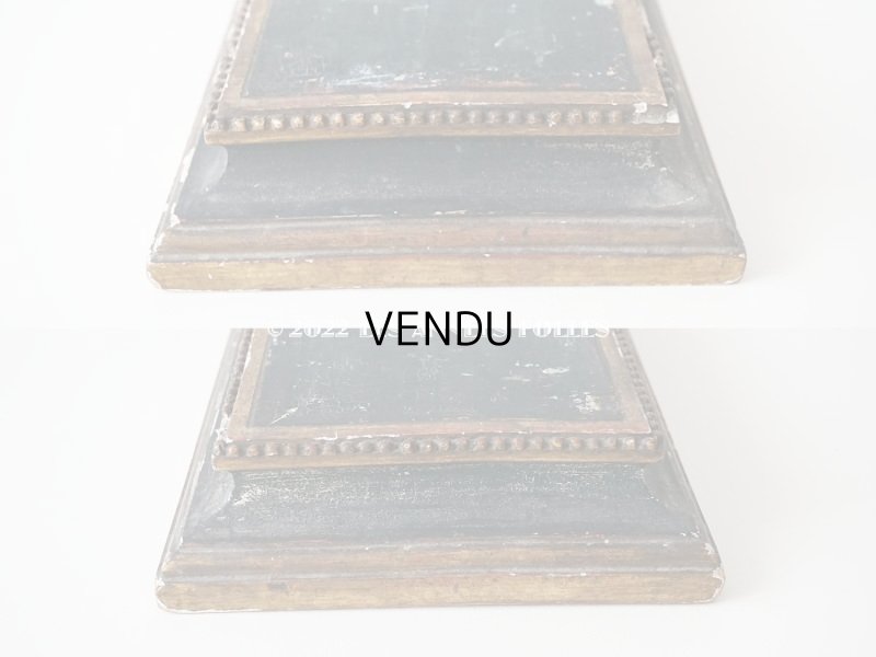 画像7: 19世紀 アンティーク  ナポレオン3世時代  黒い木製の台座