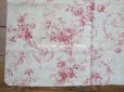 画像7: 1900年代 アンティーク 天使＆薔薇　 コットン製ファブリック  57✗63cm