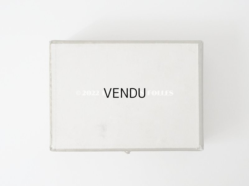 画像4: 19世紀末 アンティーク レースペーパー&リボン付き パフュームボックス 薔薇&勿忘草