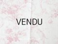 1900年代 アンティーク 天使＆薔薇　 コットン製ファブリック  57✗63cm