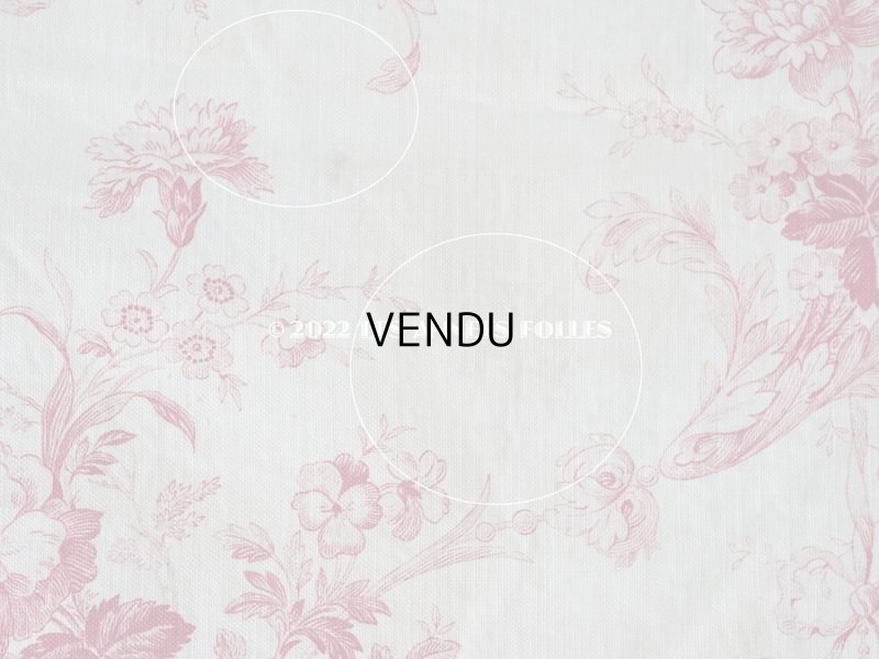 画像9: 1900年代 アンティーク 天使＆薔薇　 コットン製ファブリック  57✗63cm