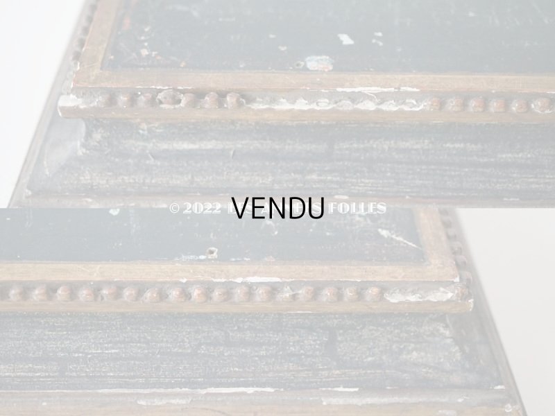 画像6: 19世紀 アンティーク  ナポレオン3世時代  黒い木製の台座