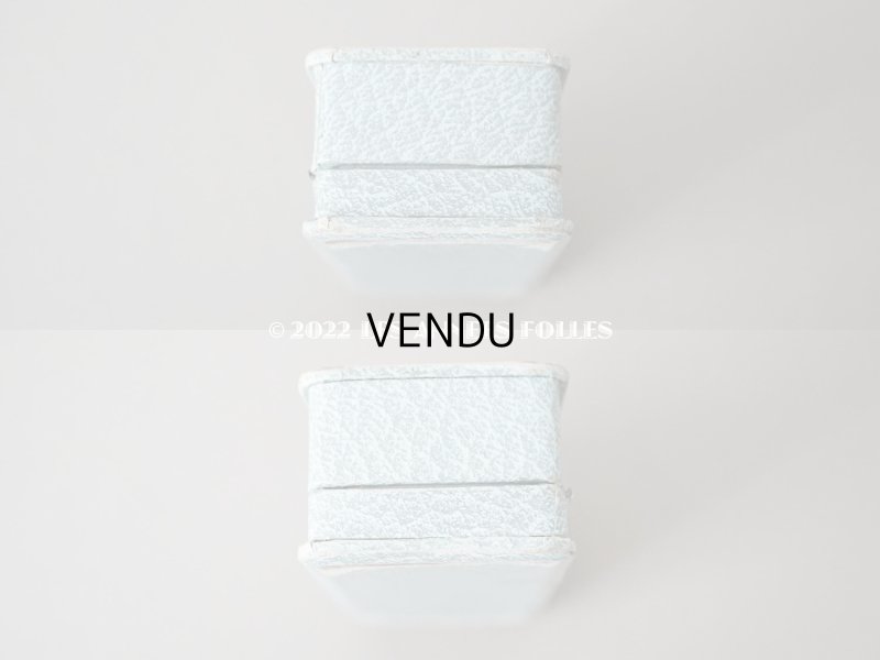 画像6: 1900年代 アンティーク ジュエリーボックス 金彩入り 淡いブルーグレー