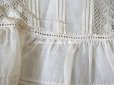 画像6: 1900年代 アンティーク 幅広40cm ドレスの裾  約2m ギャザー入り＆ヴァランシエンヌレース 