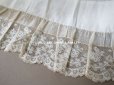 画像5: 1900年代 アンティーク  ドレスの裾  2段のフリル ギャザー入り＆ヴァランシエンヌレース 