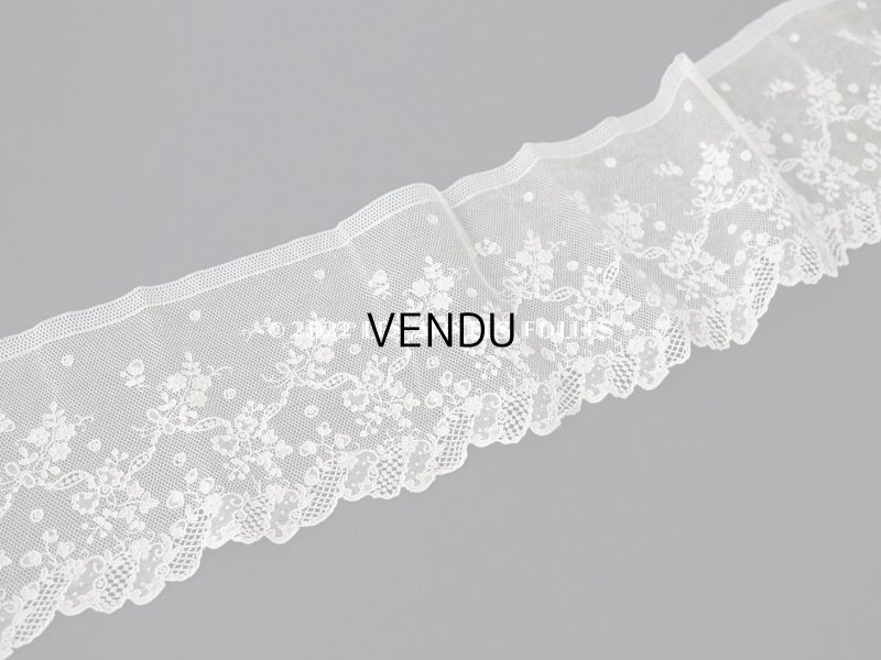 画像17: 18世紀 ルイ15世時代  アンティーク ニードルレース アランソンレース 幅広 2.2m【 ポワン・ダランソン(アランソン) 】13cm幅
