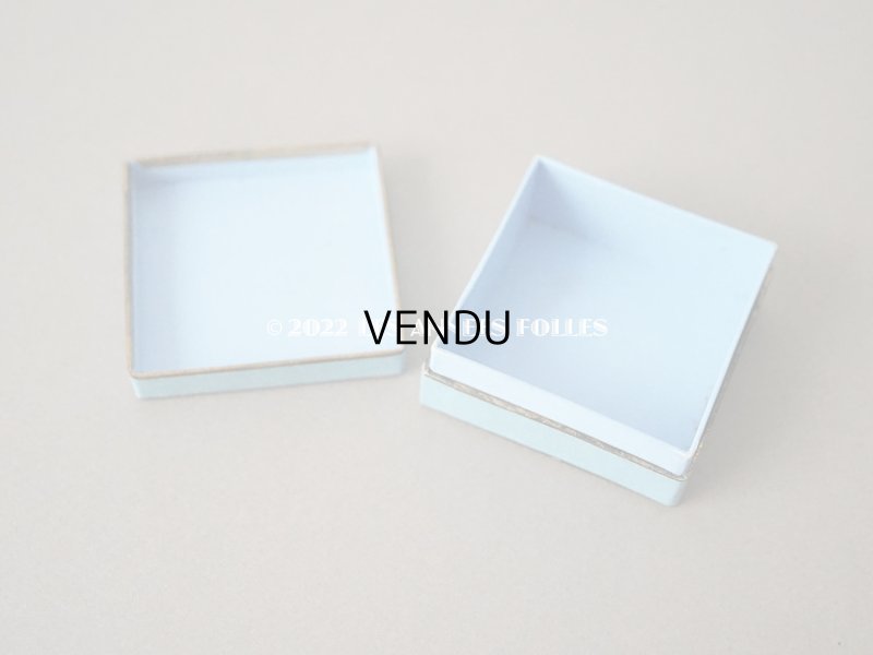 画像5: 1900年代 アンティーク ジュエリーボックス 淡いブルー