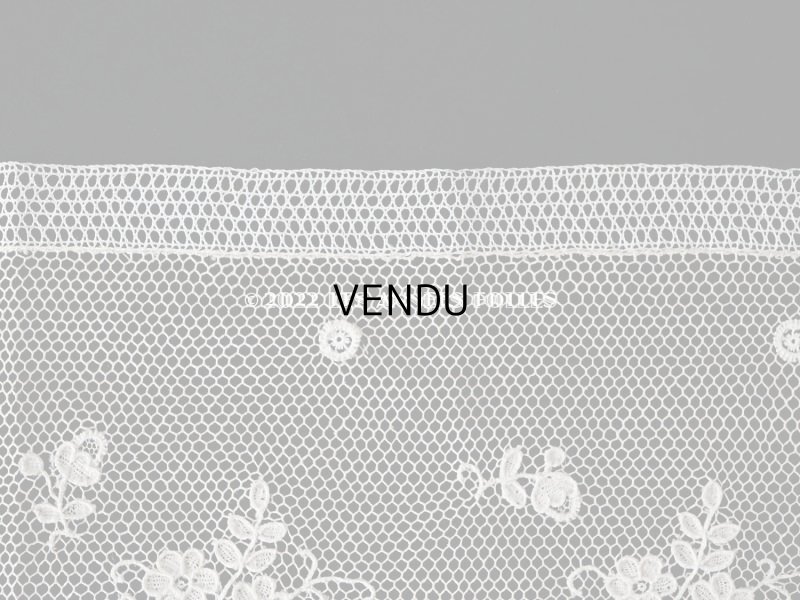 画像8: 18世紀 ルイ15世時代  アンティーク ニードルレース アランソンレース 幅広 2.2m【 ポワン・ダランソン(アランソン) 】13cm幅