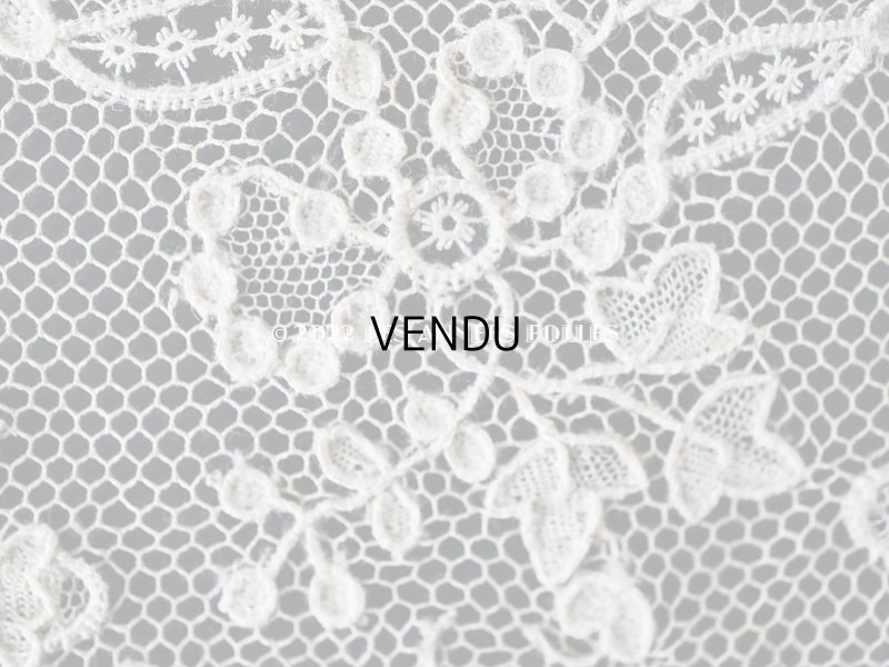 画像16: 18世紀 ルイ15世時代  アンティーク ニードルレース アランソンレース 幅広 2.2m【 ポワン・ダランソン(アランソン) 】13cm幅