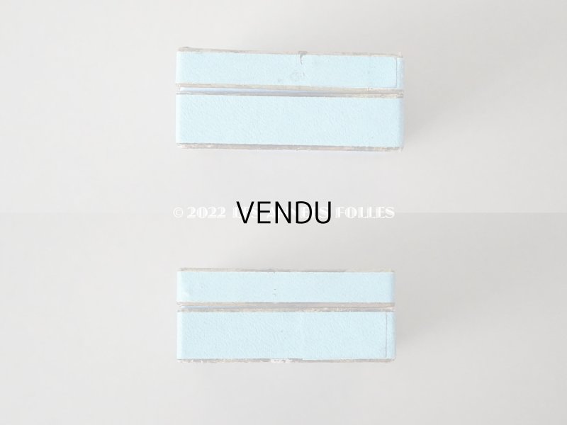 画像4: 1900年代 アンティーク ジュエリーボックス 淡いブルー