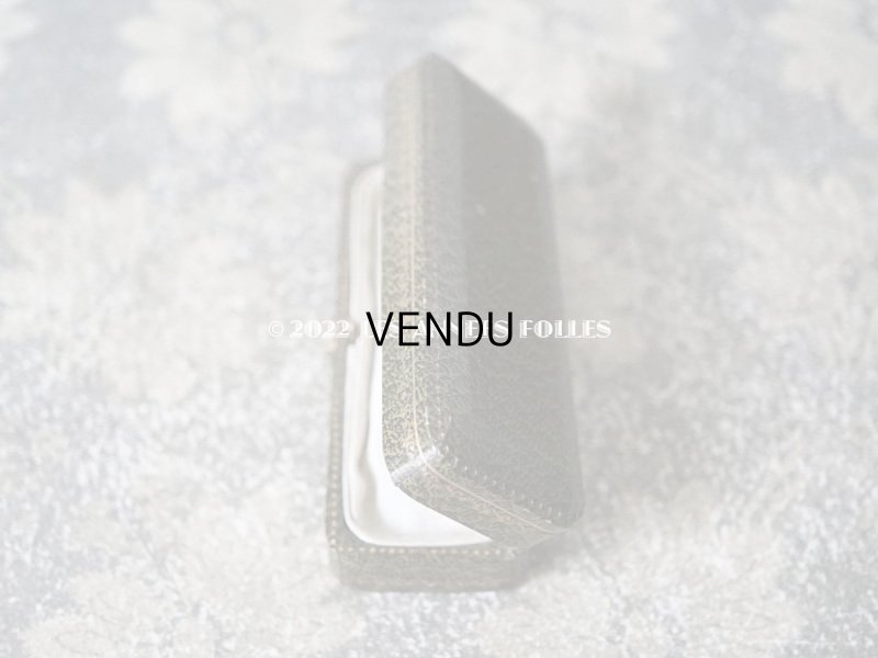 画像5: 1900年代 アンティーク ジュエリーボックス 金彩入り モスグリーン