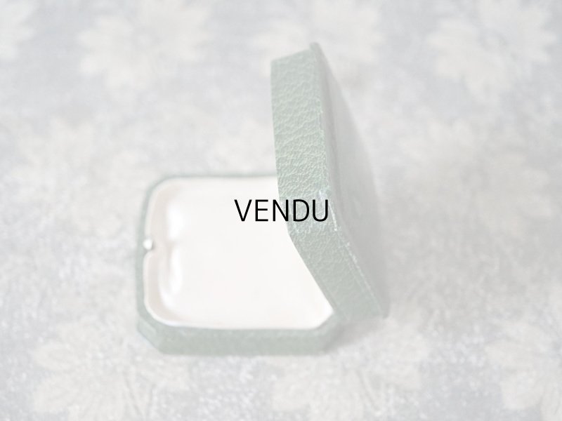 画像5: 1900年代 アンティーク ジュエリーボックス 金彩入り グリーン