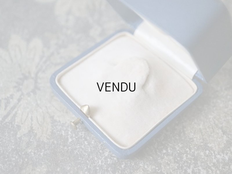 画像7: 1900年代 アンティーク 金彩入り ジュエリーボックス ブローチ用 スモーキーブルー 