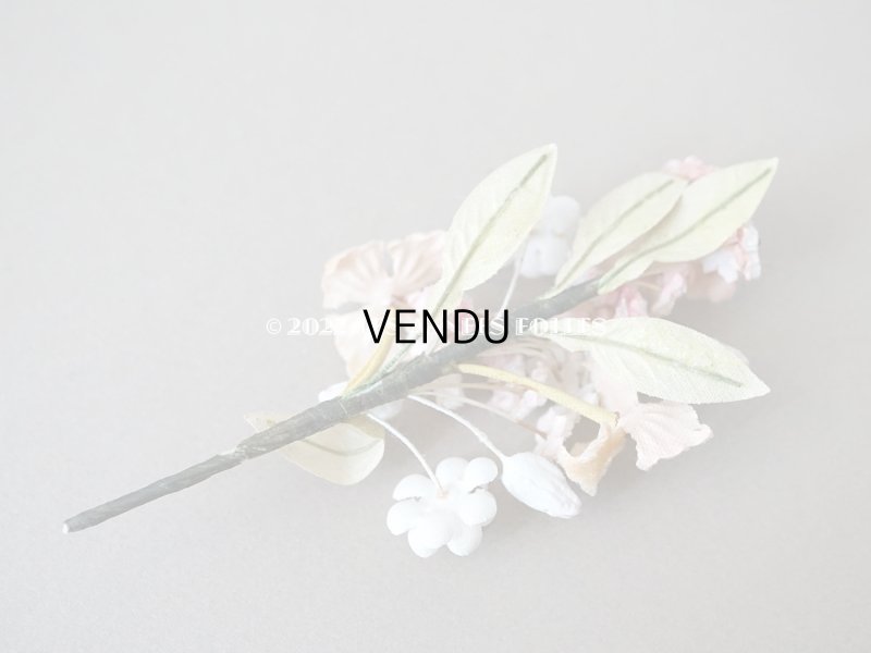 画像6: アンティーク ベルベットの小さな布花 ドールハット用