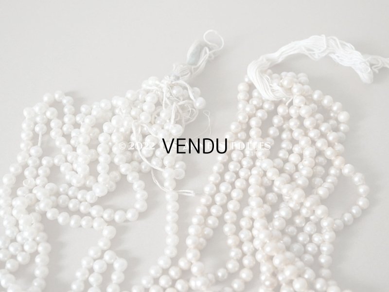 画像6: 1920年代 アンティーク スフレビーズ  フェイクパール 吹きガラス製 約 6mm 約260ピース