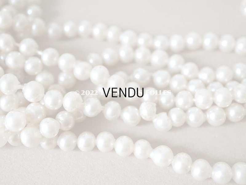 画像5: 1920年代 アンティーク スフレビーズ  フェイクパール 吹きガラス製 約 6mm 約260ピース