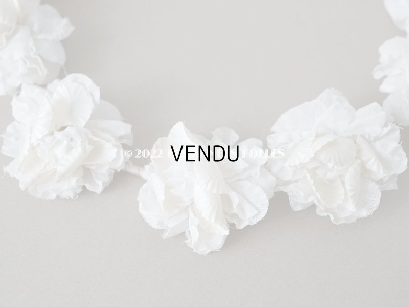 画像5: 1900年代 アンティーク 薔薇の布花のティアラ 花冠