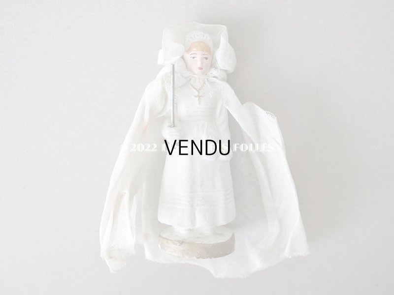 画像5: アンティーク 初聖体の石膏人形 プルミエール・コミュニオン