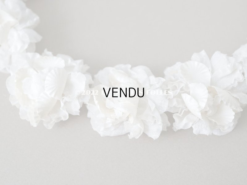 画像7: 1900年代 アンティーク 薔薇の布花のティアラ 花冠