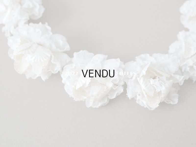 画像6: 1900年代 アンティーク 薔薇の布花のティアラ 花冠