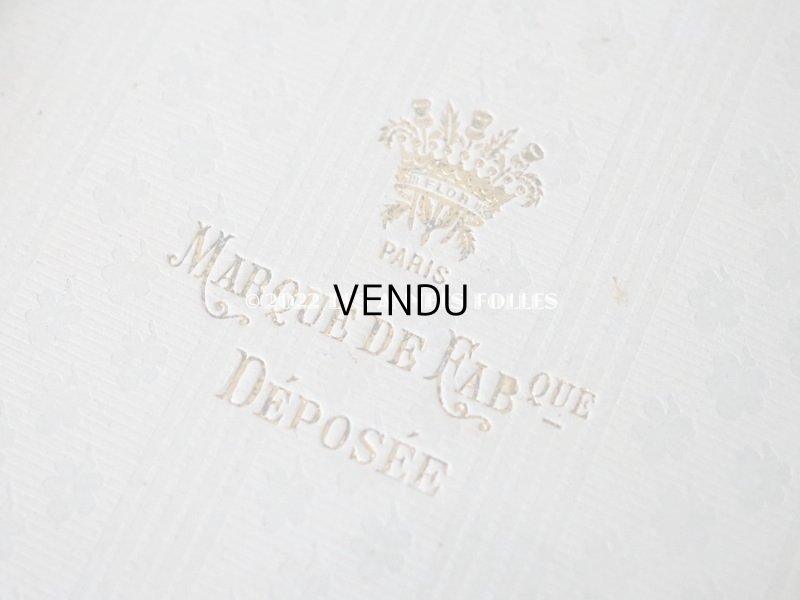 画像3: アンティーク  リボン装飾の大きなフォトフレーム　王冠のトレードマーク パリのアトリエ