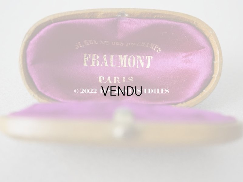 画像5: 19世紀末　アンティーク 本革製 ブローチ用 ジュエリーボックス　キャメル