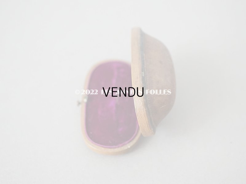 画像4: 19世紀末　アンティーク 本革製 ブローチ用 ジュエリーボックス　キャメル