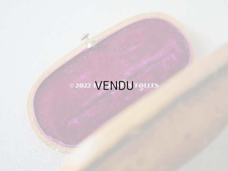 画像7: 19世紀末　アンティーク 本革製 ブローチ用 ジュエリーボックス　キャメル