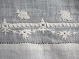 画像11: 19世紀 アンティーク  結婚式のハンカチ 王冠紋章＆モノグラム刺繍入り　手編みのヴァランシエンヌレース