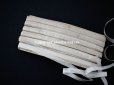 画像4: アンティーク   シルク製 リボン 7mm幅 オフホワイト 約50m リボン刺繍 & ロココトリム (4)