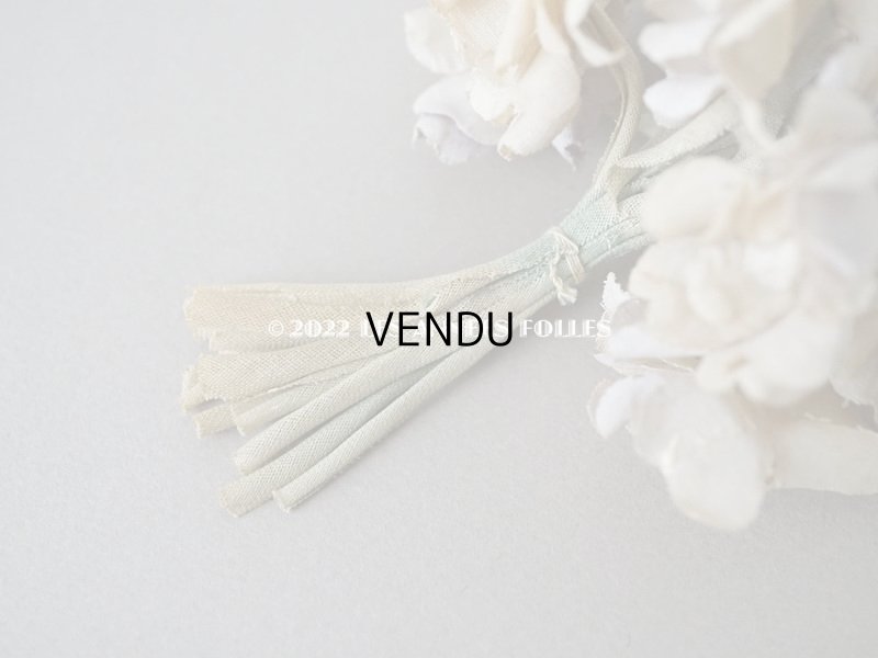 画像4: アンティーク 色褪せた布花 薄紫