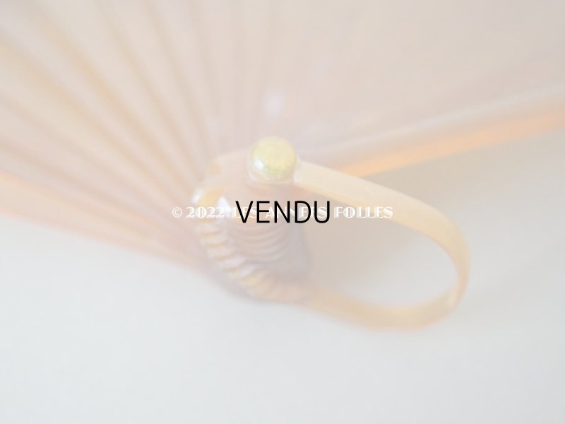 画像3: 19世紀　アンティーク ファン ポワンドローズ  【ポワン・ド・ローズ】【ポワン・ド・ガーズ】