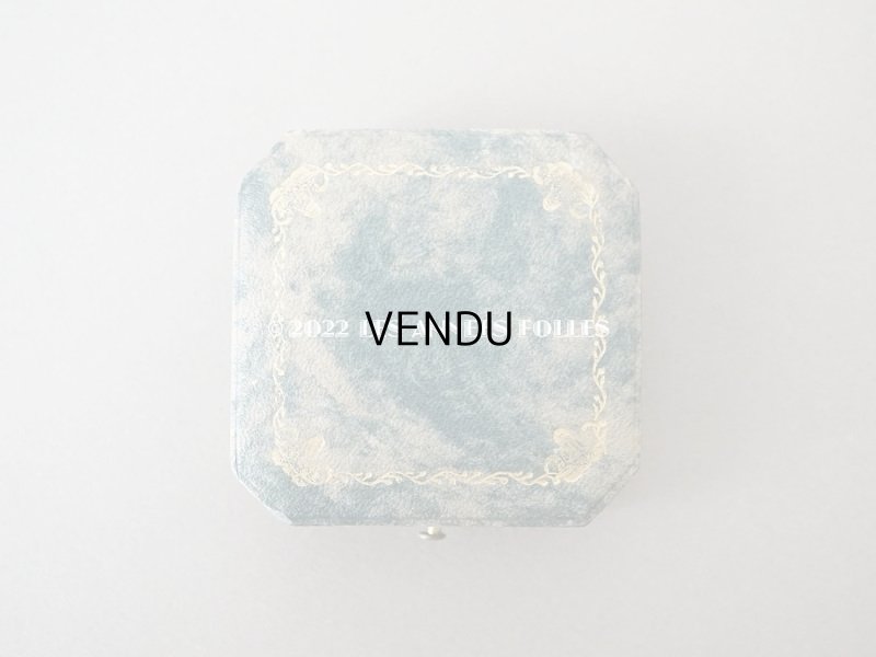 画像3: 1900年代 アンティーク ジュエリーボックス 金彩入り グリーンのマーブル