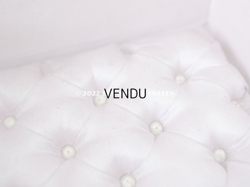 画像12: アンティーク モシュリンヌ　菫のジュエリーボックス シルク製クッション