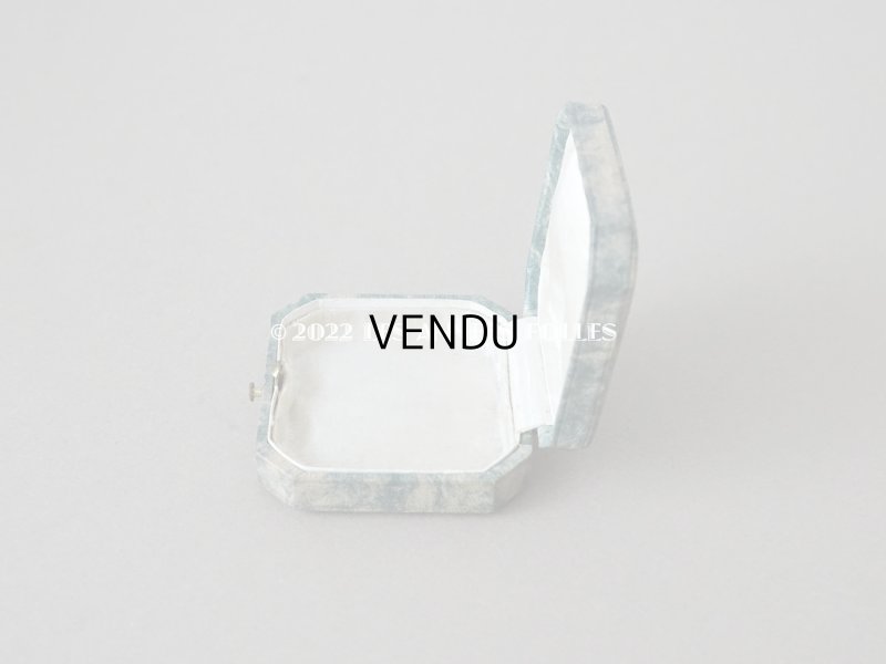 画像8: 1900年代 アンティーク ジュエリーボックス 金彩入り グリーンのマーブル