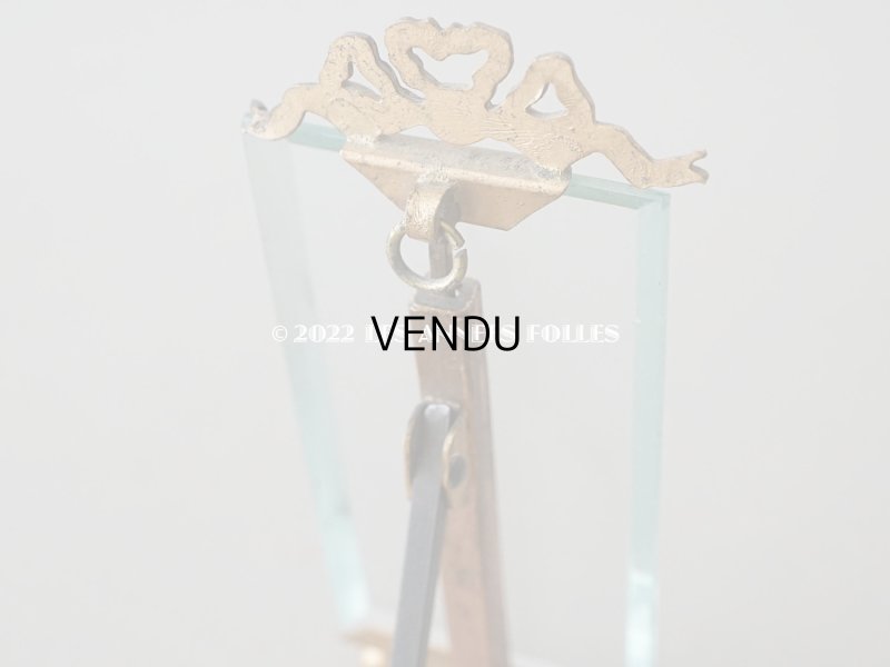 画像4: アンティーク ドール用 小さなフォトフレーム  リボンモチーフ付き