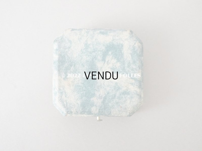 画像4: 1900年代 アンティーク ジュエリーボックス 金彩入り グリーンのマーブル