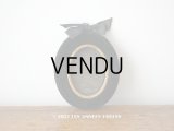 アンティーク リボンが結ばれた ベルベットのフォトフレーム  
