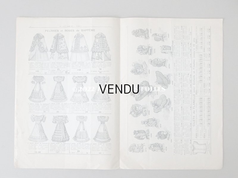 画像9: アンティーク ボンマルシェのカタログ ベビー服＆子供服　ALBUM DES LAYETTES - AU BON MARCHE -