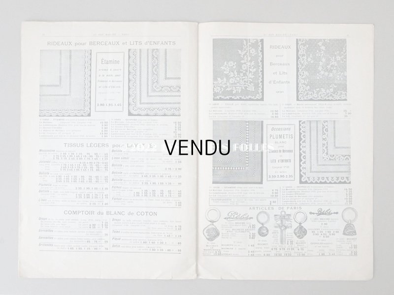 画像12: アンティーク ボンマルシェのカタログ ベビー服＆子供服　ALBUM DES LAYETTES - AU BON MARCHE -