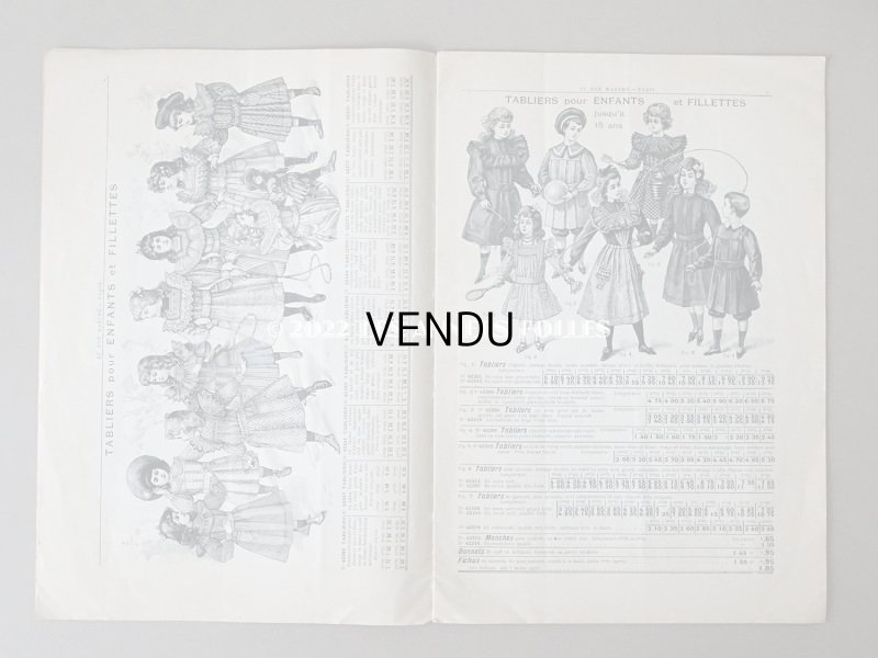 画像6: アンティーク ボンマルシェのカタログ ベビー服＆子供服　ALBUM DES LAYETTES - AU BON MARCHE -