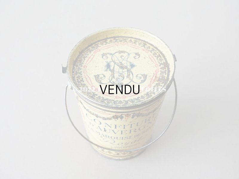 画像3: アンティーク リボン＆フルーツのガーランド 『マルキーズ・ ドゥ・セヴィニエ』のコンフィチュール缶 CONFITURES D'AUVERGNEA LA MARQUISE DESEVIGNE - MARQUISE DE SEVIGNE PARIS -