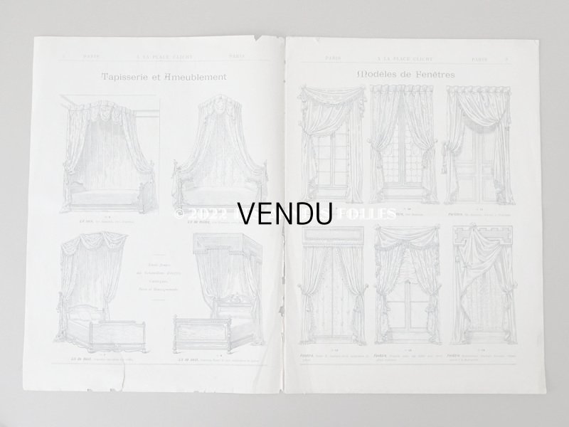 画像3: アンティーク 家具のカタログ DECORATION ET INSTAKKATION COMPLETE D'APPARTEMENTS - A LA PLACE CLICHY -