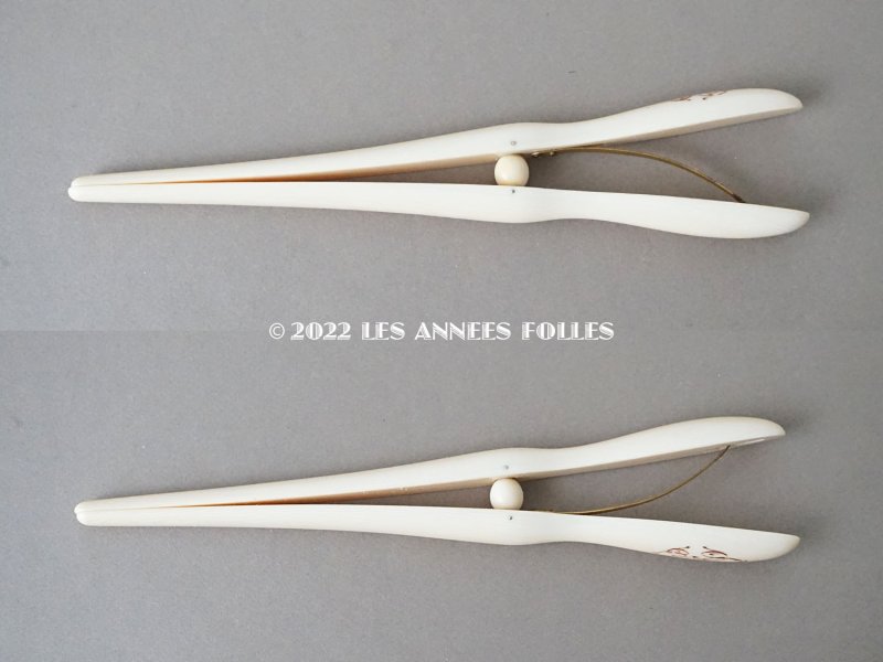 画像3: 19世紀末 アンティーク モノグラム入り グローブ用　パンス　