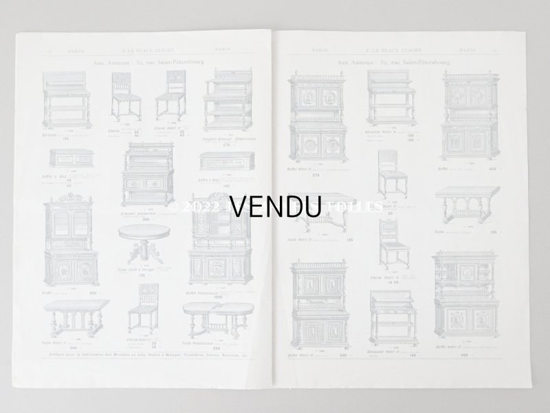 画像7: アンティーク 家具のカタログ DECORATION ET INSTAKKATION COMPLETE D'APPARTEMENTS - A LA PLACE CLICHY -