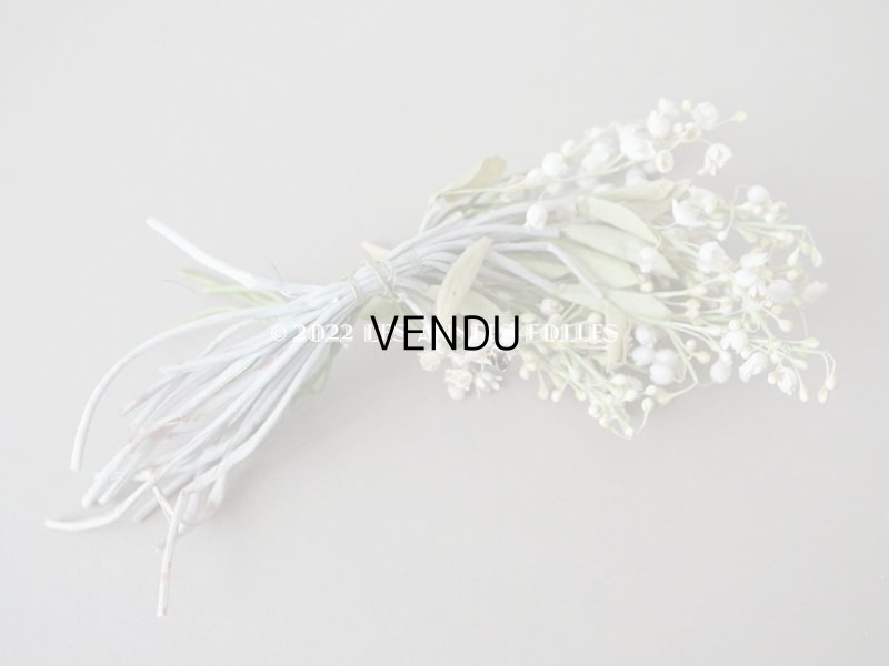 画像5: 1900年代 アンティーク 鈴蘭の布花