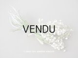 1900年代 アンティーク 鈴蘭の布花