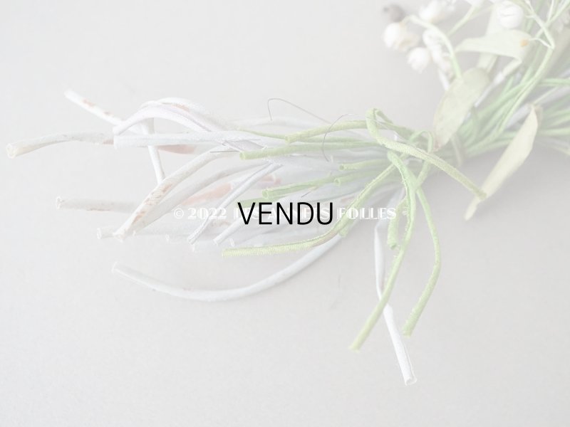 画像3: 1900年代 アンティーク 鈴蘭の布花