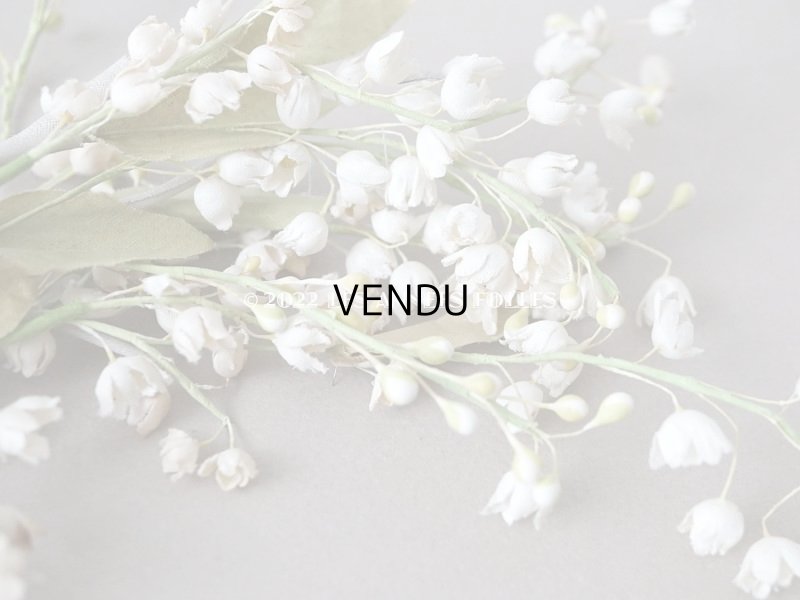 画像7: 1900年代 アンティーク 鈴蘭の布花