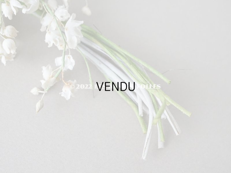 画像5: 1900年代 アンティーク 鈴蘭の布花